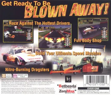 IHRA Drag Racing (US) box cover back